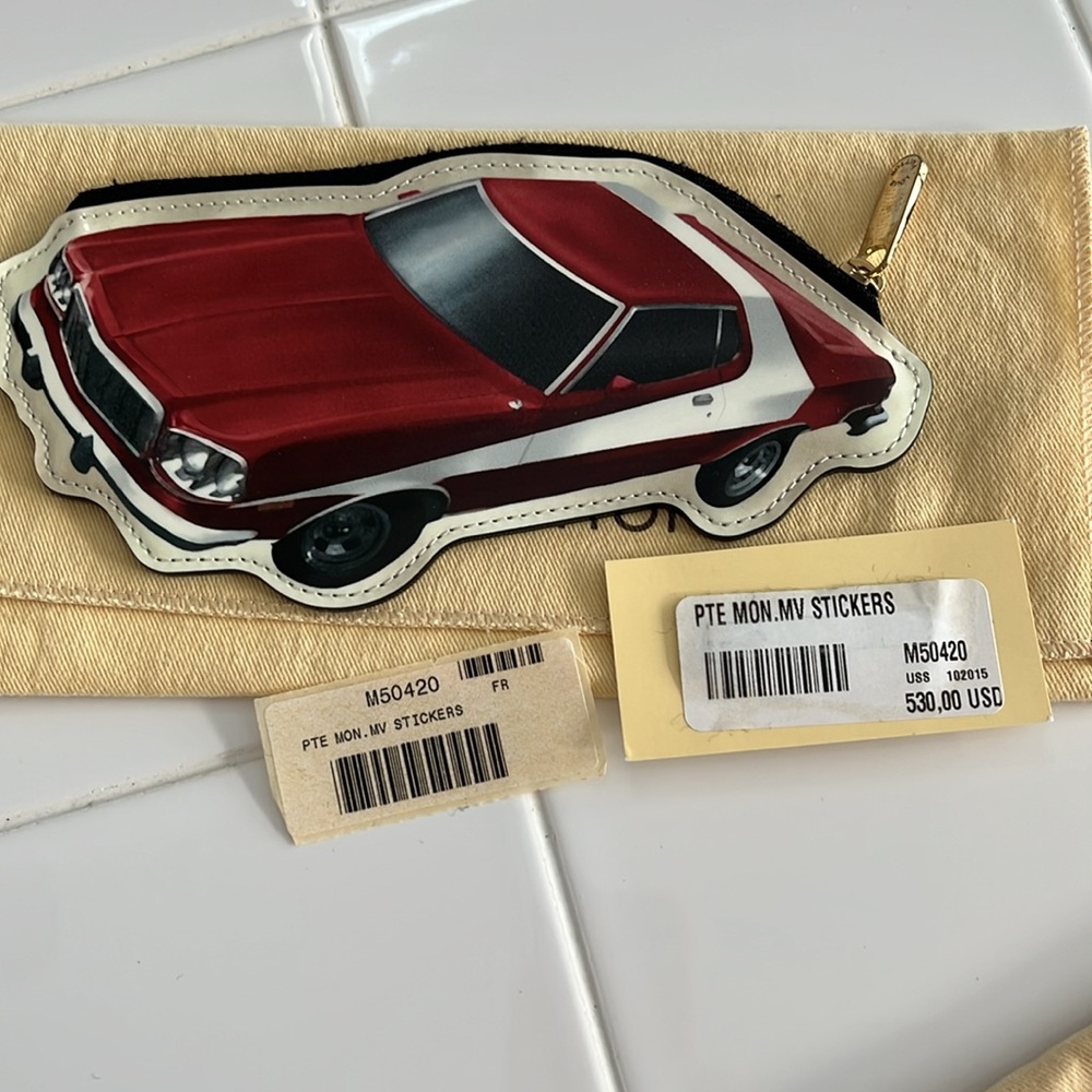 Louis Vuitton Ltd. Ed. Stickers coin purse